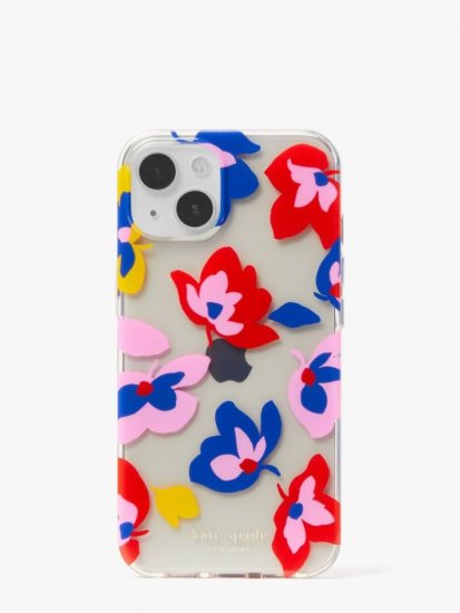 Kate Spade | Clear Multi Summer Flowers Iphone 13 Phone Case - Click Image to Close