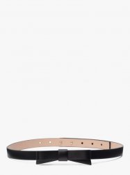 Kate Spade | Black/Gold 001 Bow 19Mm Belt