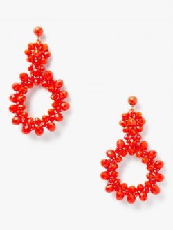 Kate Spade | Coral Marguerite Beaded Earrings