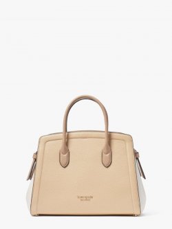 Kate Spade | Duck Green Multi Knott Colorblocked Medium Satchel