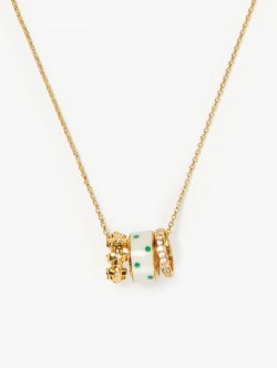 Kate Spade | Sun Dot Heritage Spade Flower Stacked Mini Pendant