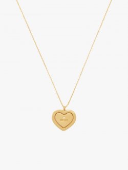 Kate Spade | Clear/Gold. At Heart Miss To Mrs Pendant