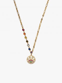 Kate Spade | Multi Rainbow Medallion Pendant