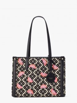 Kate Spade | Grapefruit Soda Multi. Spade Flower Jacquard Grapefruits Market Medium Tote