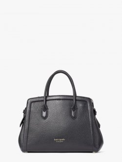 Kate Spade | Black Knott Medium Satchel