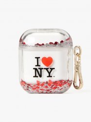 Kate Spade | Black Multi I Heart Ny X Kate Spade | Liquid Glitter Airpods Case