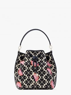 Kate Spade | Grapefruit Soda Multi. Spade Flower Jacquard Grapefruits Sinch Medium Bucket