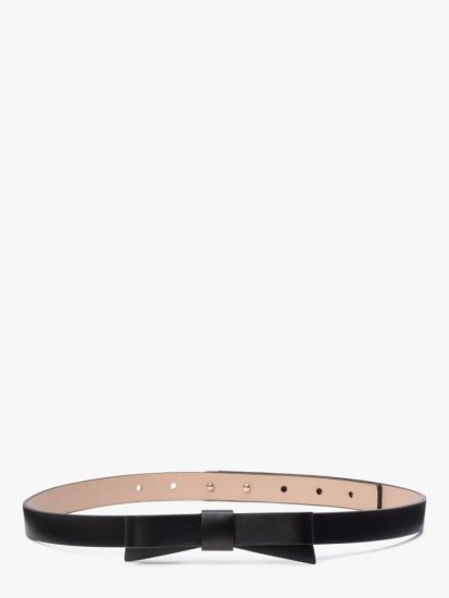 Kate Spade | Black/Gold 001 Bow 19Mm Belt - Click Image to Close