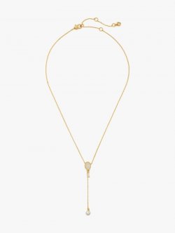 Kate Spade | Cream Multi Queen Of The Court Tennis Lariat Necklace