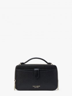 Kate Spade | Black Hudson Double Zip Crossbody