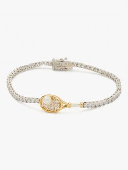 Kate Spade | Cream Multi Queen Of The Court Tennis Bracelet