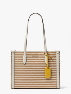 Kate Spade | Parchment Multi Market Striped Medium Tote