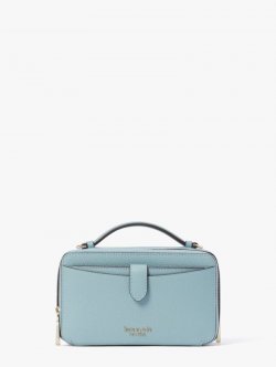 Kate Spade | Agean Teal Hudson Double Zip Crossbody