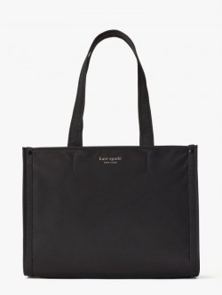 Kate Spade | Black The Little Better Sam Nylon Medium Tote