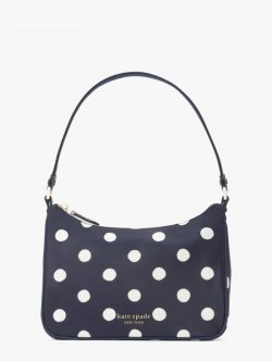 Kate Spade | Rich Navy Multi The Little Better Sam Sunshine Dot Small Shoulder Bag