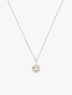 Kate Spade | White Multi Bouquet Toss Rose Pendant