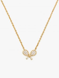 Kate Spade | Cream Multi Queen Of The Court Tennis Mini Pendant