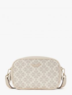 Kate Spade | Parchment Multi Spade Flower Coated Canvas Infinite Medium Camera Bag