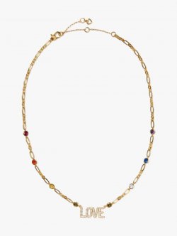 Kate Spade | Multi Rainbow In The Name Of Love Pendant