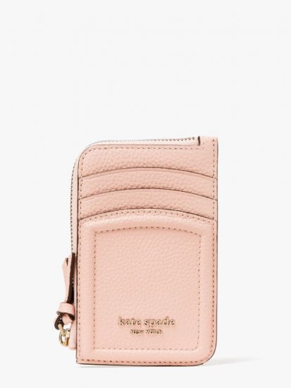 Kate Spade | Coral Gable Knott Zip Cardholder - Click Image to Close