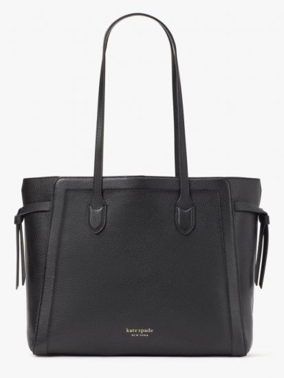 Kate Spade | Black Knott Large Tote - Click Image to Close