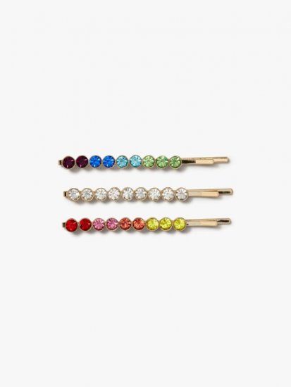 Kate Spade | Multi Rainbow Bobby Pins - Click Image to Close