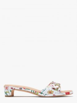 Kate Spade | Rooftop Garden/Whte Gazebo Slide Sandals