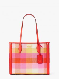 Kate Spade | Pink Multi Market Madras Medium Tote