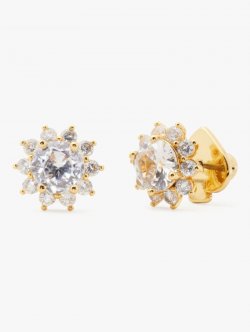 Kate Spade | Clear. Sunny Stone Halo Studs