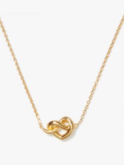 Kate Spade | Gold Loves Me Knot Mini Pendant