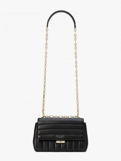 Kate Spade | Black Carlyle Quilted Medium Shoulder Bag