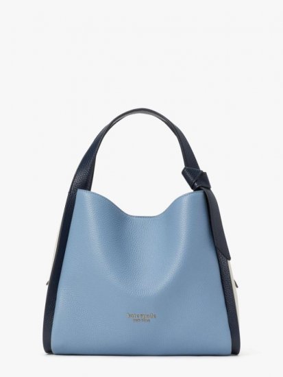 Kate Spade | Morning Sky Multi Knott Colorblocked Medium Crossbody Tote - Click Image to Close