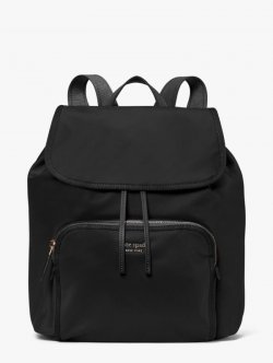 Kate Spade | Black The Little Better Sam Nylon Medium Backpack