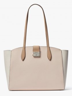 Kate Spade | Pale Dogwood Multi Voyage Colorblocked Large Work Tote