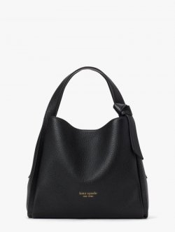 Kate Spade | Black Knott Medium Crossbody Tote